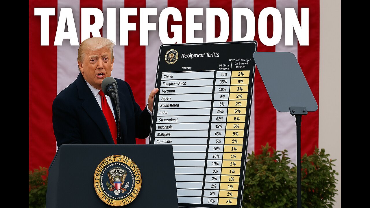 TARIFFGEDDON: Trump Nukes China with 104% Payback