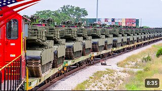 1,4 Mile Military Train – Texas to D.C. with Tanks, Armor, and More for Army’s 250th Parade