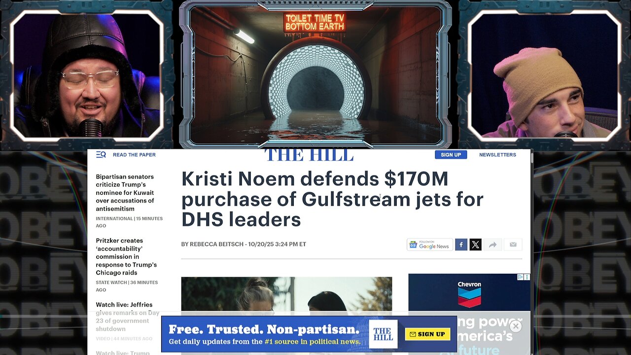 ⚠️NO Money for YOU - But MONEY for DHS Jets - Argentina - ICE - Ballroom - Trump - GOV Shutdown⚠️