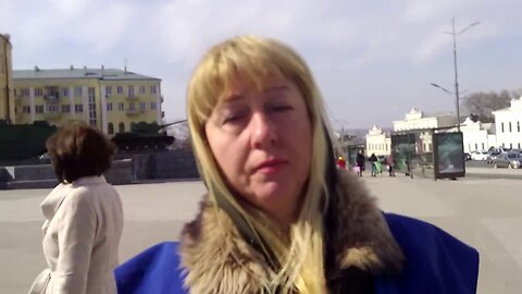 2014-03-14 - ⚠️ Ukraine crisis 2014: Kharkov Streets - anti-government woman