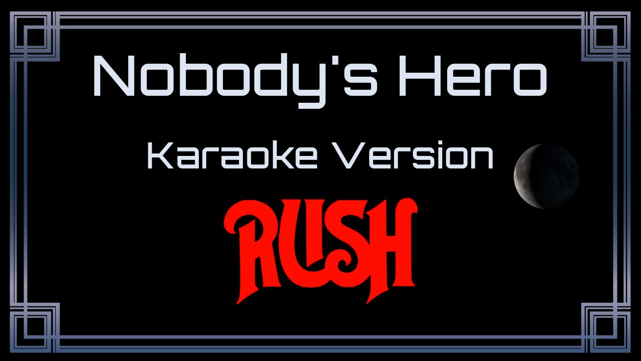Rush - Nobody's Hero (CC) [UVR]