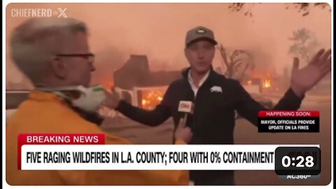 "Governor Addresses Public on Live TV Amidst Rome's Devastation"