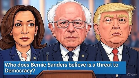 Who does Bernie Sanders believe is a threat to Democracy? - AC Daily Show (Ep. 471)