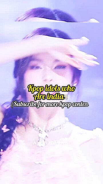 kpop idols who are indian