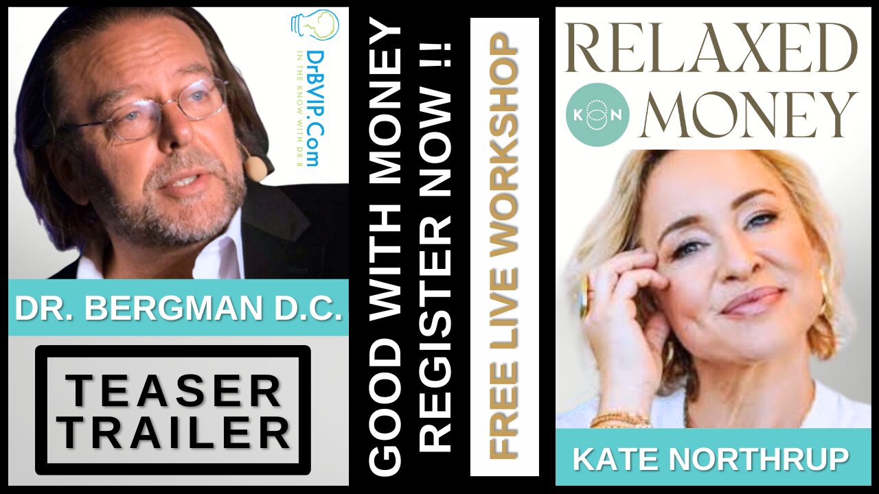 Dr. B's Invitation to Register for FREE "Good with Money" LIVE Workshop with Kate Northrup