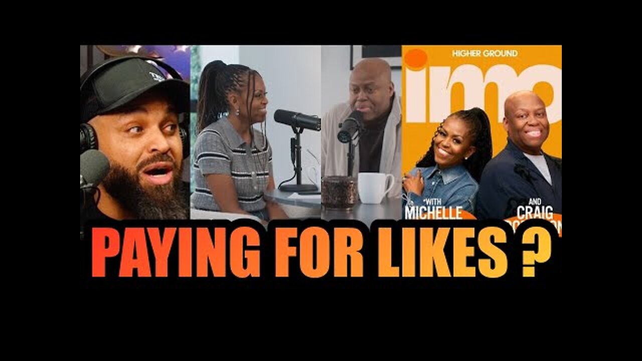 Michelle Obama Caught Paying for VIEWS AND LIKES On New YouTube Podcast !
