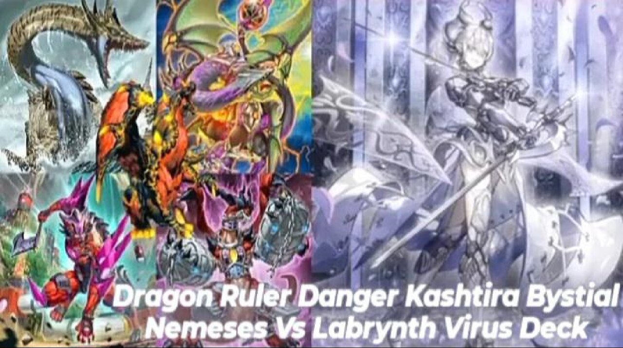 Yu-Gi-Oh! Duelingbook | Dragon Ruler Dragon Kashtira Bystial Nemeses Deck Vs Labrynth Virus Deck