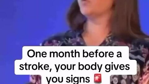 SIGNS OF 💔 A STROKE