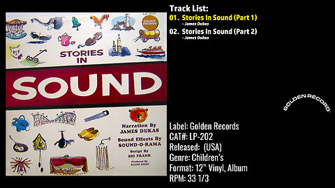 James Dukas – Stories In Sound (Full Record) – CAT.# LP-202