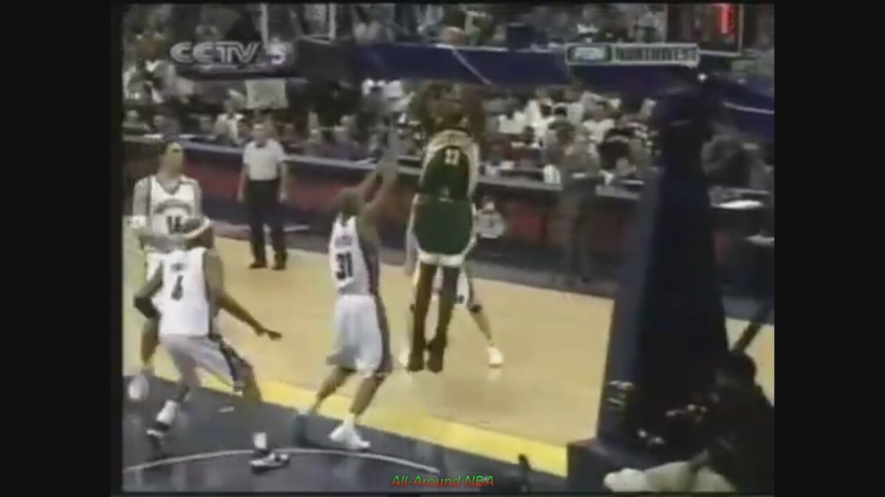 Jerome James Career-High 22 Points @ Grizzlies, 2004-05.