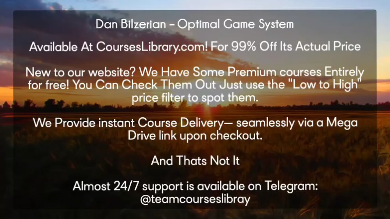 Dan Bilzerian – Optimal Game System