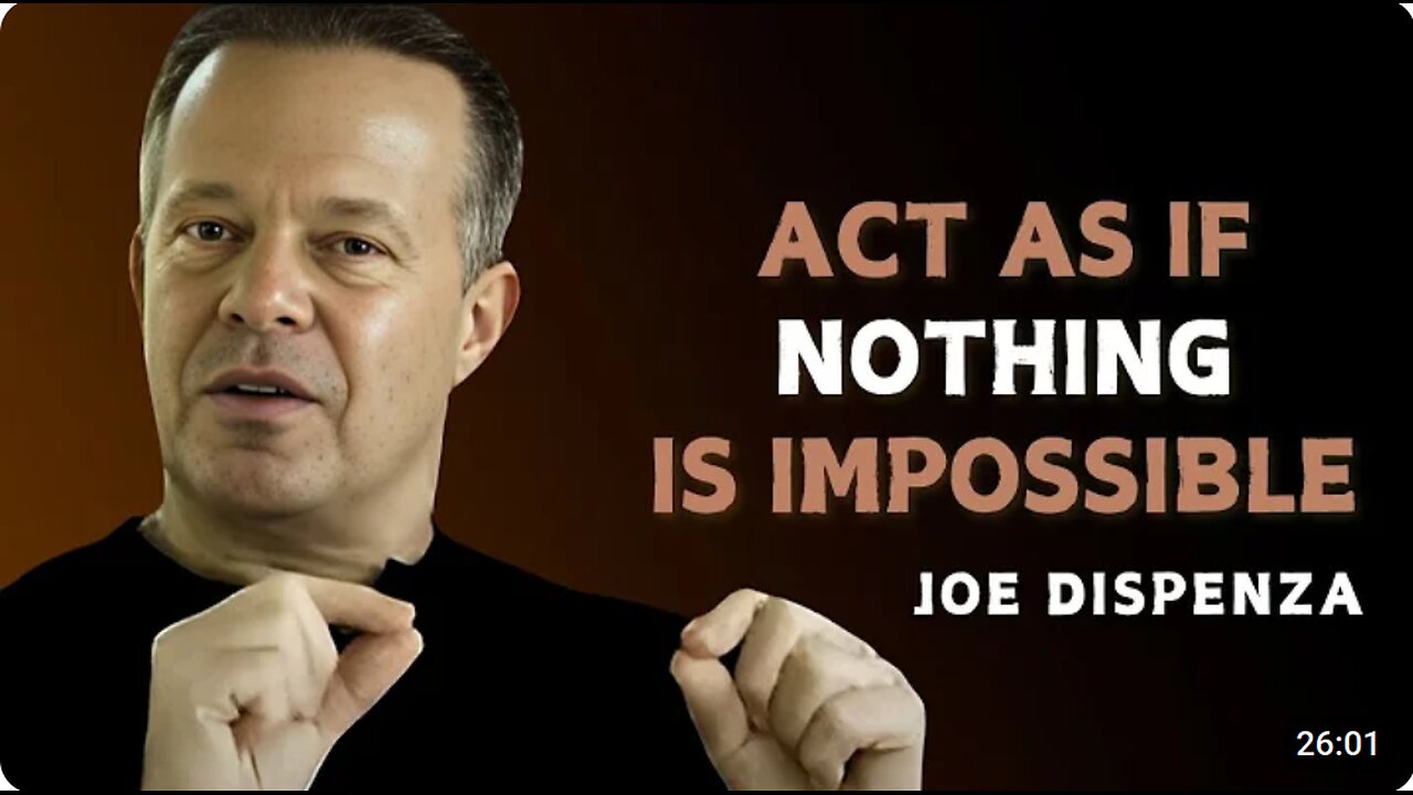 THINK LIKE THIS AND THE WORLD WILL BEND FOR U - Dr Joe Dispenza Motivation