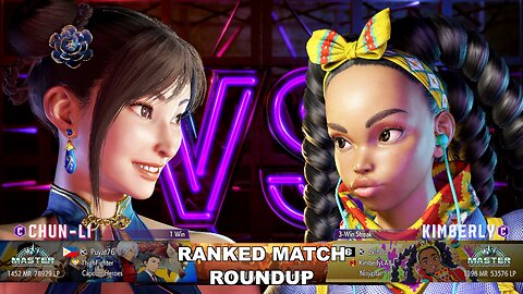 Kuya Kalbo SF6 Ranked Match Roundup. Chun Li Master Rank [Hori Fight Stick]
