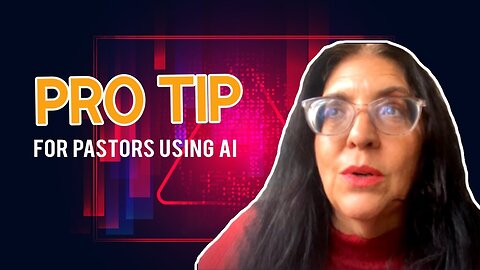 ProTip for Pastors Using AI for their Sermons