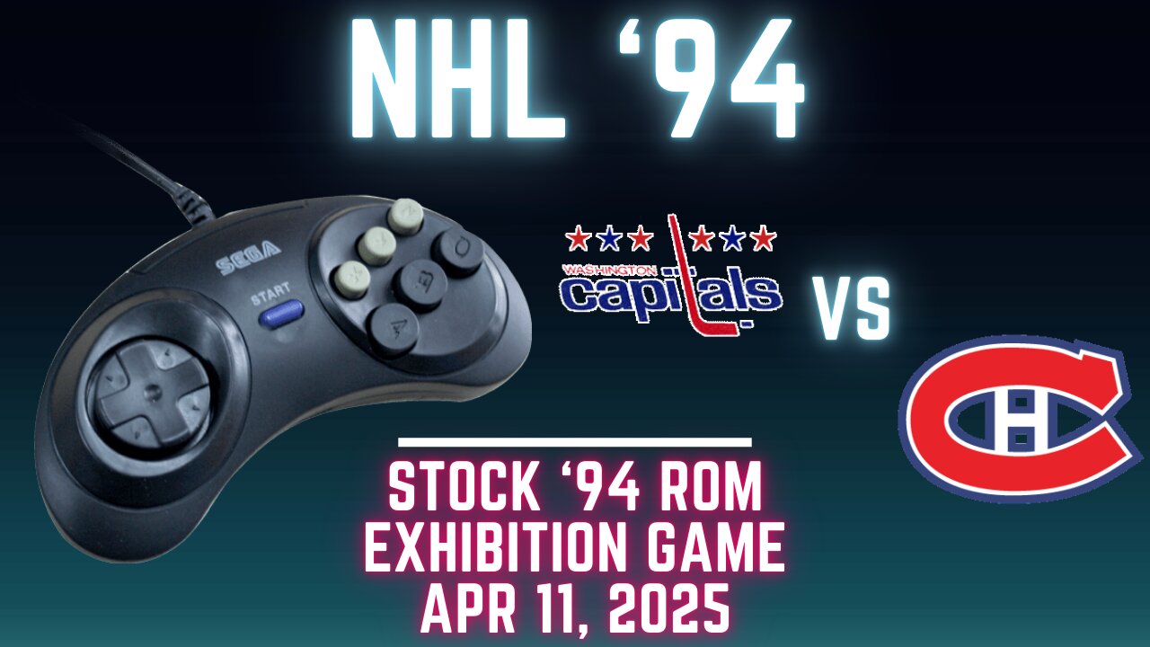 NHL 94: Capitals (Len the Lengend) at Canadiens (Ted_HitchCoCk) [Genesis] - Exhibition 116