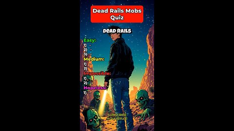 Only Real Dead Rails Pros Can Name These Mobs - Can You Keep Up?