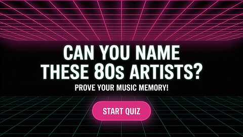 Can You Name These 80s Artists?