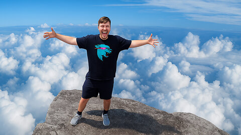 Above the Clouds – Epic Mountain Sunset| part3 | #Mrbeast