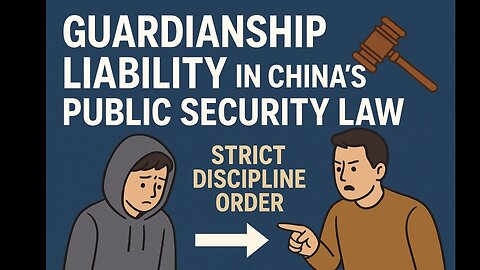 How China "Punishes" Children ? Public Security Administration Punishments Law