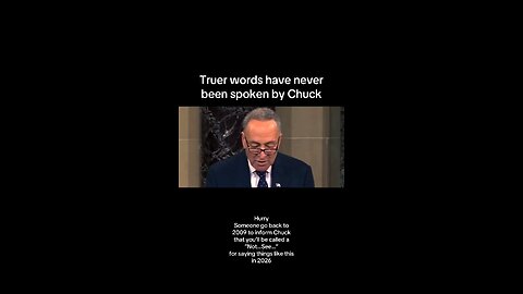 Schumer in 2009….