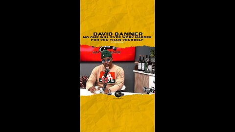 @davidbanner No one will ever work harder for you than yourself