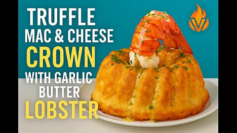 Truffle Mac & Cheese Crown with Garlic Butter Lobster – FlavorVille Viral Feast 🦞🧀✨