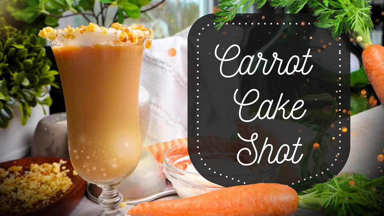 Carrot Cake Shot | Sweet & Spiced Dessert Cocktail
