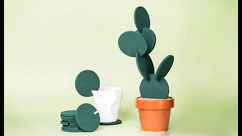 DIY Your Own Cactus - Have Fun With Cup Mats