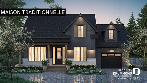 🏡 Visite maison canadienne | Plan avec garage & 3 chambres