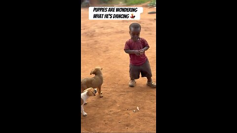 He’s enjoying his little dance moves.