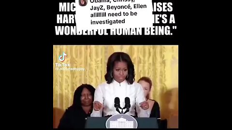 Michelle Obama praising Harvey “He’s a Good Friend and a wonderful human being “ Barack Obama