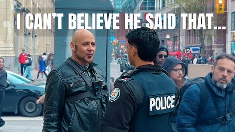 TORONTO COP THREATENS TO ARREST PREACHER FOR HATE SPEECH