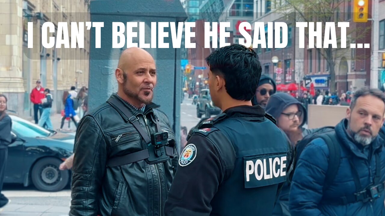 TORONTO COP THREATENS TO ARREST PREACHER FOR HATE SPEECH