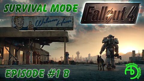 FALLOUT 4 EP#1B | Settlement Building | Survival Mode | 2k | All DLCs
