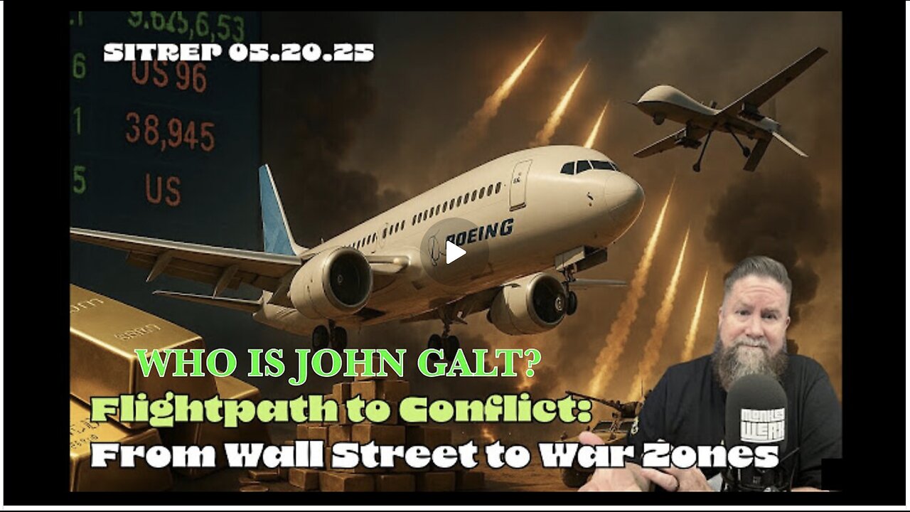 MONKEY WERX SITREP-Flightpath to Conflict: From Wallstreet to Warzones. WHO IS John Galt?