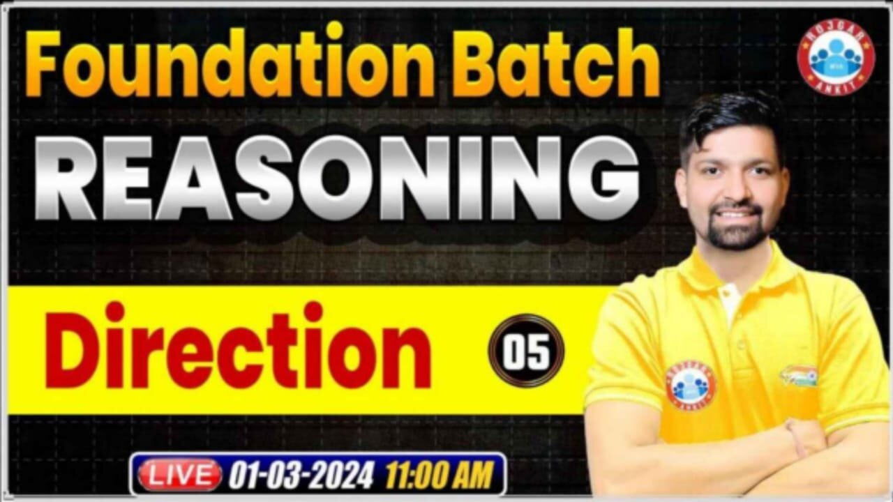 REASONING CLASS#8 DIRECTION TEST PART-5