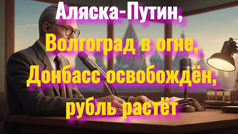 Аляска-Путин, Волгоград в огне, Донбасс освобождён, рубль растёт