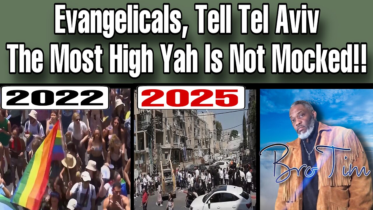Evangelicals, Tell Tel Aviv That The Most High Yah Is Not Mocked!