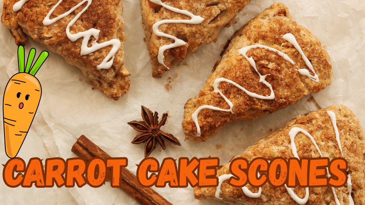 Carrot Cake Scones with Sourdough Discard | Spring into Sourdough Series