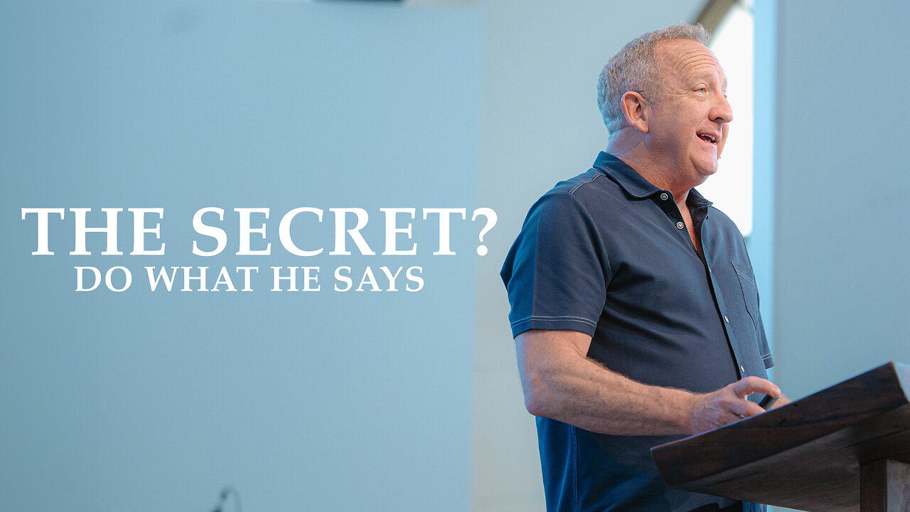 Do What He Says | John 2:1-11 | Pastor Rob McCoy