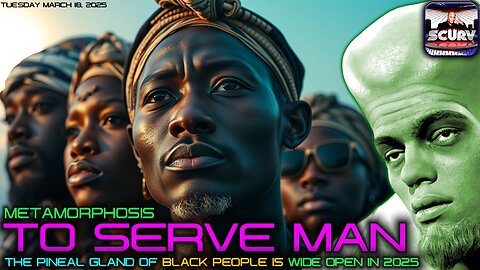 TO SERVE MAN: BLACK PEOPLE'S PINEAL GLAND IS OPEN IN 2025 | METAMORPHOSIS