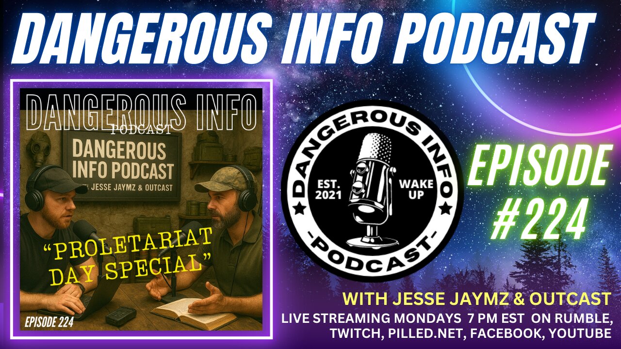 224 "Proletariat Day Special" ft. Jesse Jaymz and Outcast, Labor Day commie holiday, current events