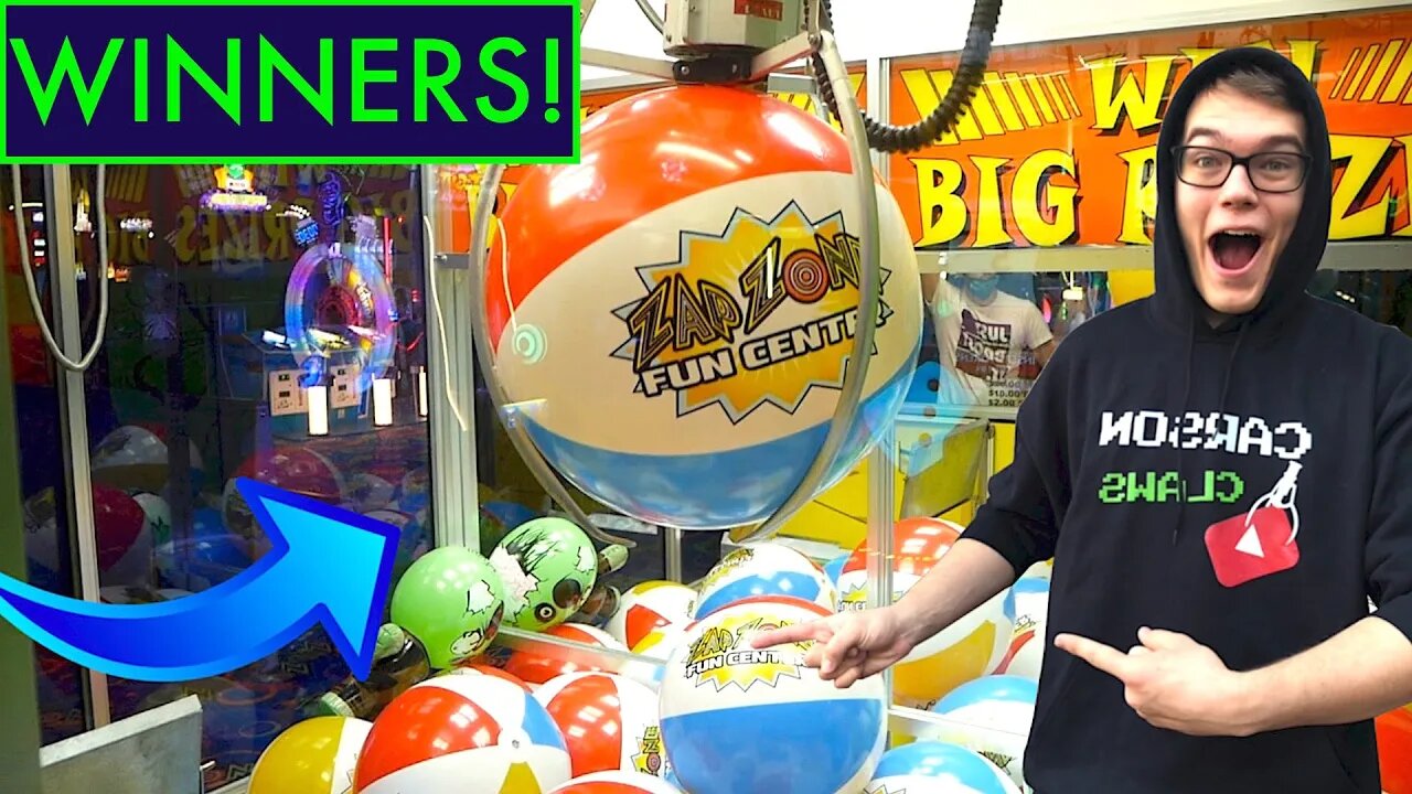 BIG CLAW MACHINE WINNING STREAK!