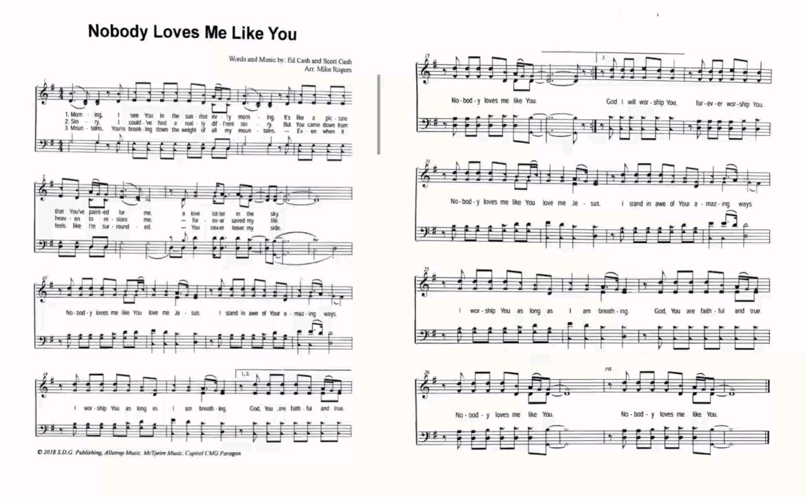 Nobody Loves Me Like You