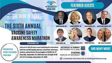 The Sixth Annual Vaccine Safety Awareness Marathon