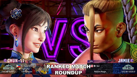 Kuya Kalbo SF6 Ranked Match Roundup. Chun Li Master Rank [Hori Fight Stick]