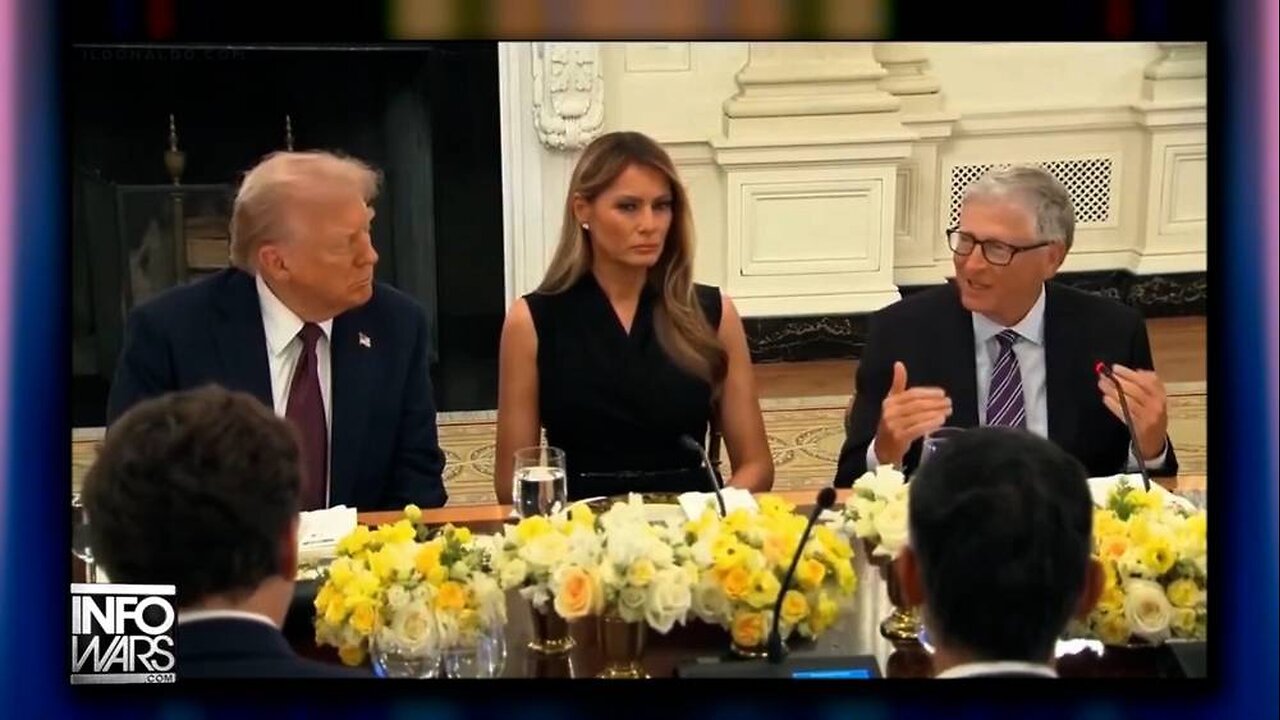 BREAKING VIDEO: Watch Bill Gates Grovel To President Trump At The White House