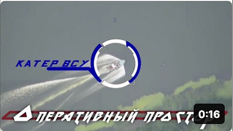 "Direct Hit on High-Speed AFU Boat by 'Lancet' Anti-Ship Missiles"