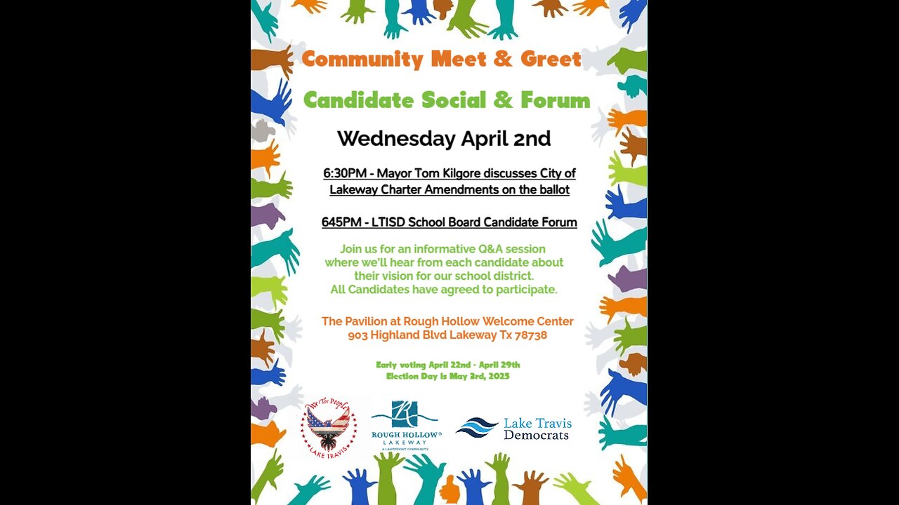 Lake Travis ISD School Board Candidate Forum 2025