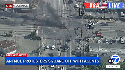 LIVE Los Angeles: Anti-ICE Protesters Clash with Police in Wake of Intensified Raids